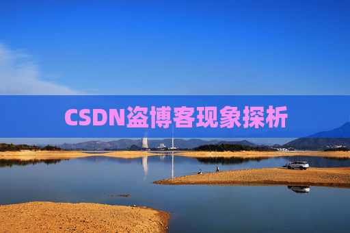 CSDN盗博客现象探析 CSDN盗博客现象探析